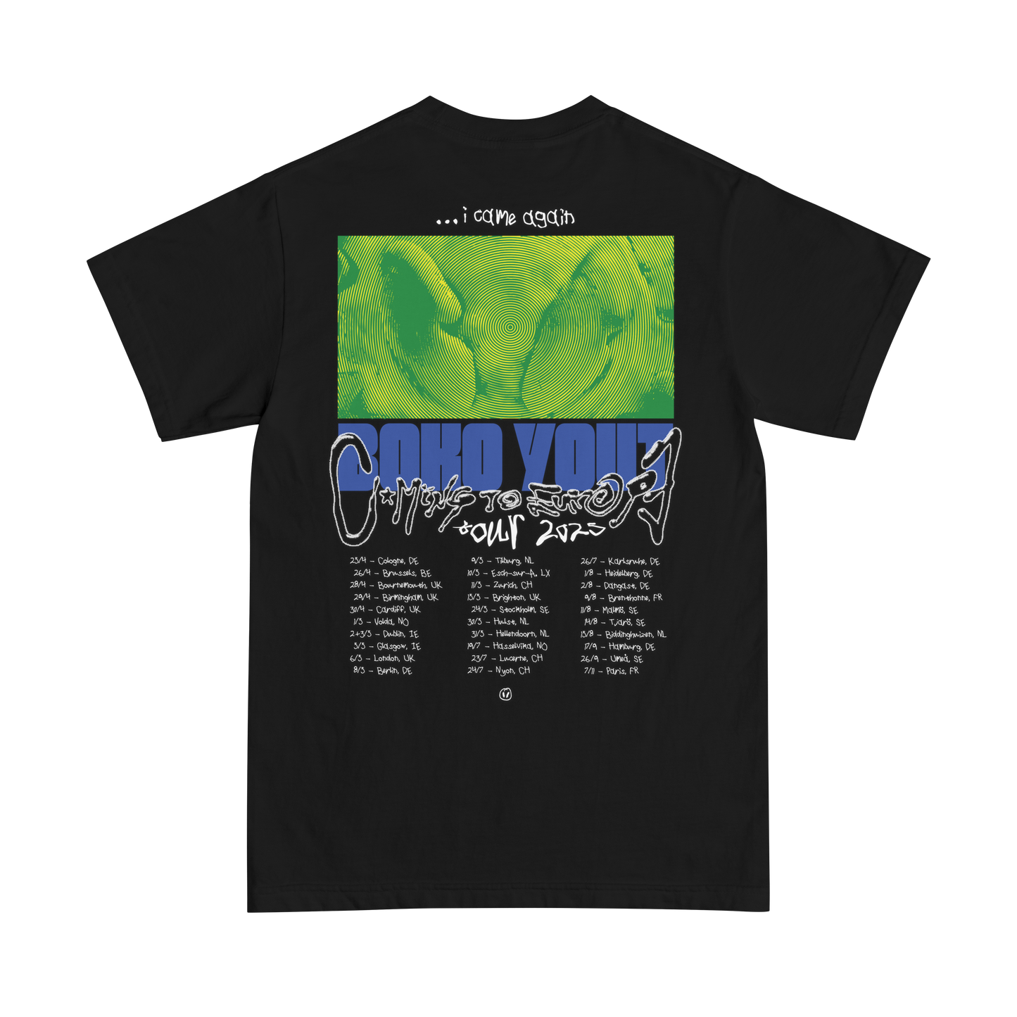 C*MING TO EUROPE TOUR TEE