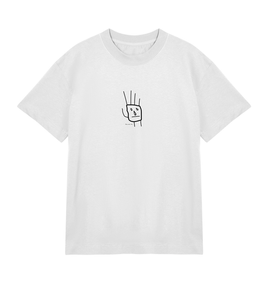 Följ inte mig TEE off white