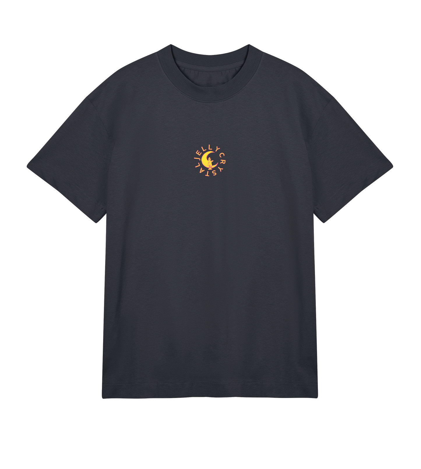 Jelly Crystal ON THE MOON t-shirt OFF BLACK